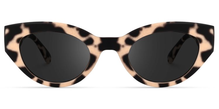 Rocky Oval Leopard Sunglasses