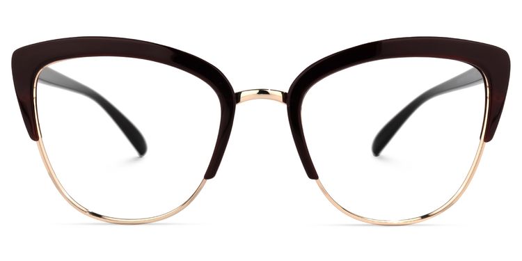 Randisha Cateye Burgundy Glasses