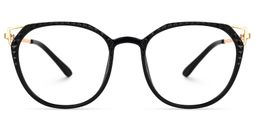 Tameya Cateye Black Glasses0