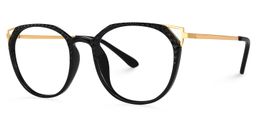Tameya Cateye Black Glasses1
