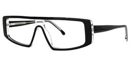 Davis Geometric Black Glasses1