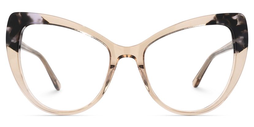 Tynishia Cateye Beige Glasses