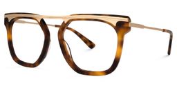 Josefina Square Tortoise Glasses1