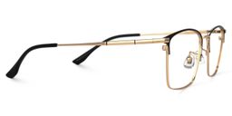 Jones Rectangle Rose-Gold Glasses3
