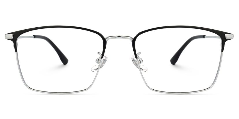Jones Rectangle Silver Glasses