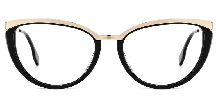 Stover Cateye Black Glasses