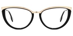 Stover Cateye Black Glasses0
