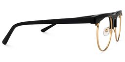 Kenyetta Browline Black Glasses2