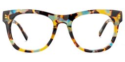 Margo Square Blue-Tortoise Glasses0
