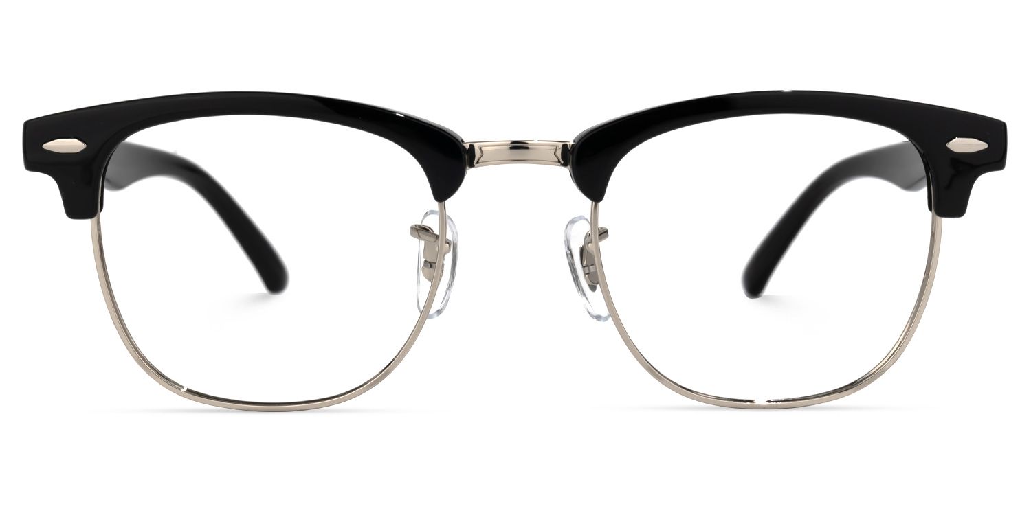 Hacker Browline Black Glasses | ZEELOOL UK0