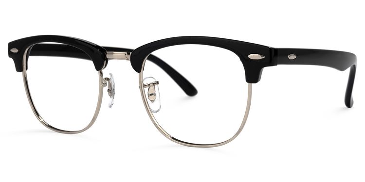 Hacker Black Browline Glasses