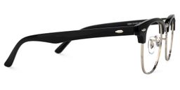 Hacker Black Browline Glasses2