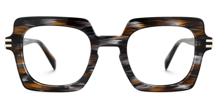 Nogueda Square Gray Glasses