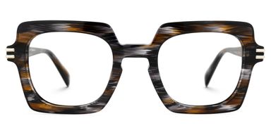 Nogueda Square Gray Glasses