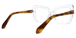 Valencia Cateye Clear Glasses3