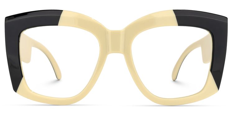 Gopaul Geometric Black Glasses