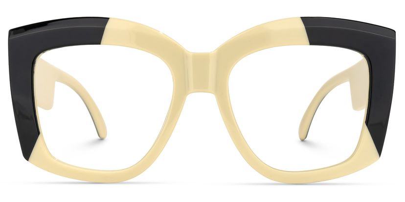 Gopaul Geometric Black Glasses