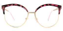 Laureano Browline Red-Tortoise Glasses0