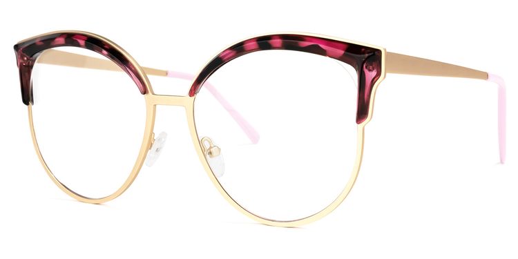 Laureano Browline Red-Tortoise Glasses