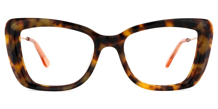 Clarinda Square Tortoise Glasses