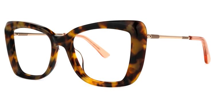 Clarinda Square Tortoise Glasses