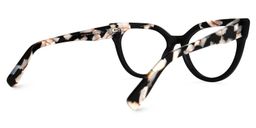 Vinson Cateye Black Glasses3