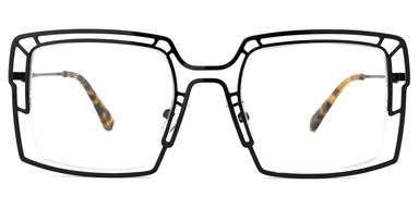 Kapri Square Black Glasses