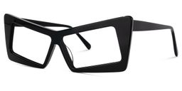 Angelica Geometric Black Glasses1