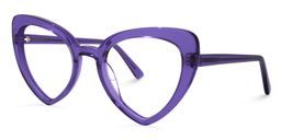 Shanne Geometric Purple Glasses1