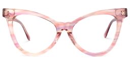 Floscine Cateye Pink Glasses0