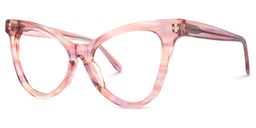 Floscine Cateye Pink Glasses1