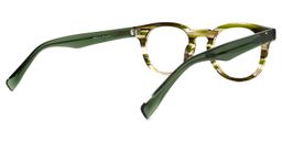 Nijha Round Green Glasses3