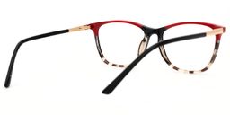 Yamilet Square Red Glasses3