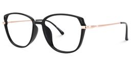 Haygood Cateye Black Glasses1