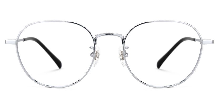 Vasquez Geometric Silver Glasses