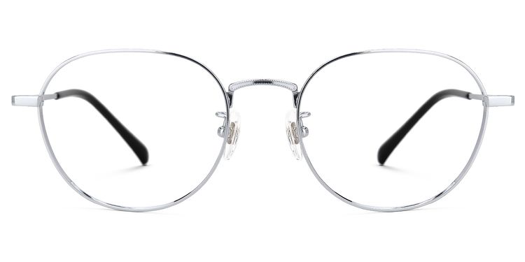 Vasquez Geometric Silver Glasses