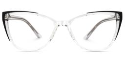 Rowe Cateye Clear Glasses0