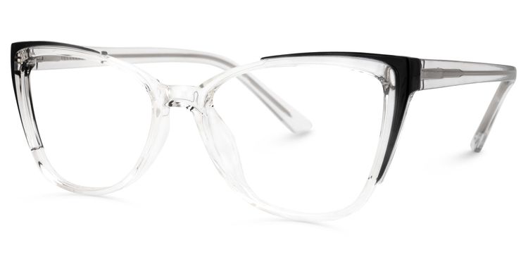 Rowe Cateye Clear Glasses