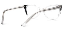 Rowe Cateye Clear Glasses2