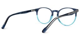 Ocasio Round Blue Glasses3