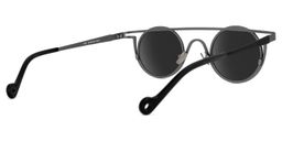 Cowan Geometric Black-Gray Sunglasses3