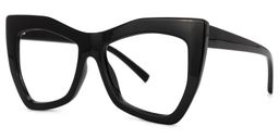 Zenteno Cateye Black Glasses1