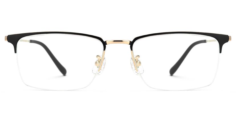 Tamika Rectangle Black Glasses