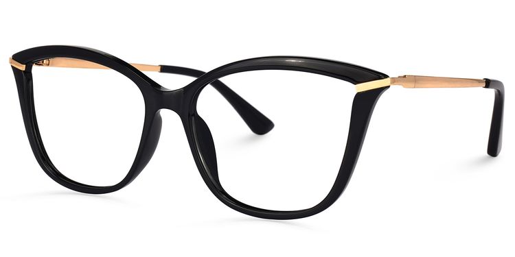 Bethea Cateye Black Glasses