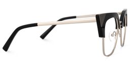 Vashtie Cateye Black Glasses 2