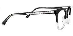 Freed Cateye Black-Clear Glasses2