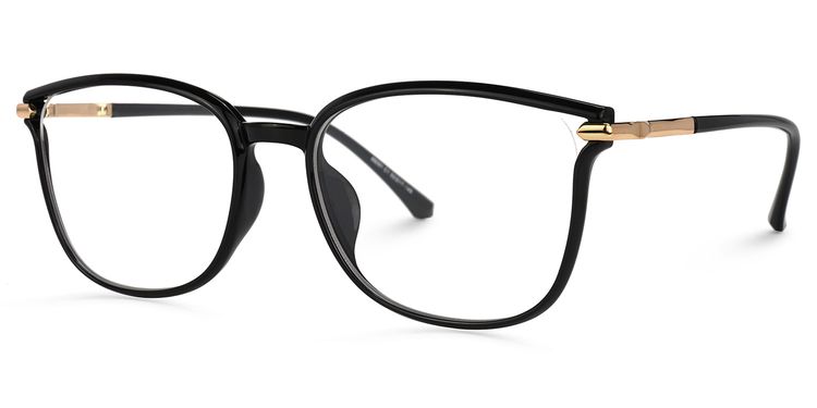 Mander Square Black Glasses