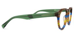 Baerga Round Brown Glasses2