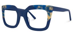 Carrasco Square Blue Glasses1