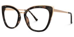 Ruiz Cateye Green-Tortoise Glasses1